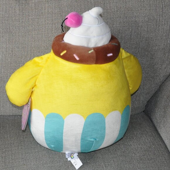 New 12" Squishmallow Pompompurin Sundae Sanrio Hello Kitty Plush - Picture 3 of 6